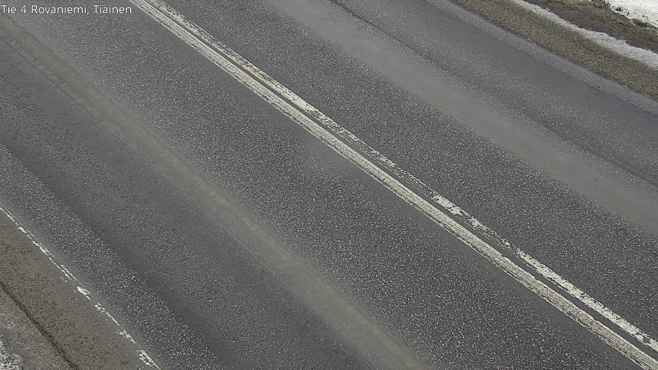 Weather Camera Image Road 4 Rovaniemi, Tiainen, Rovaniemi, Lappi