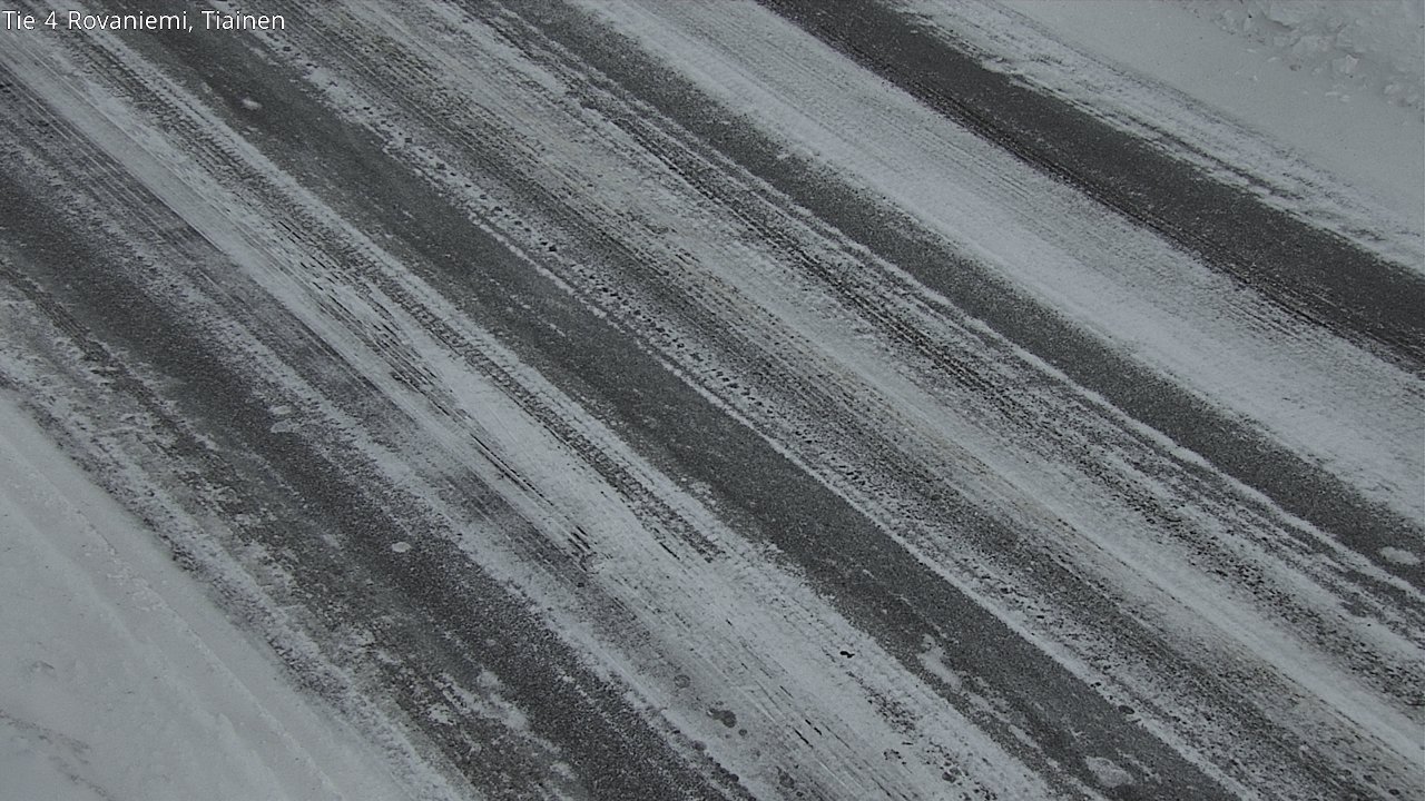 Weather Camera Image Road 4 Rovaniemi, Tiainen, Rovaniemi, Lappi