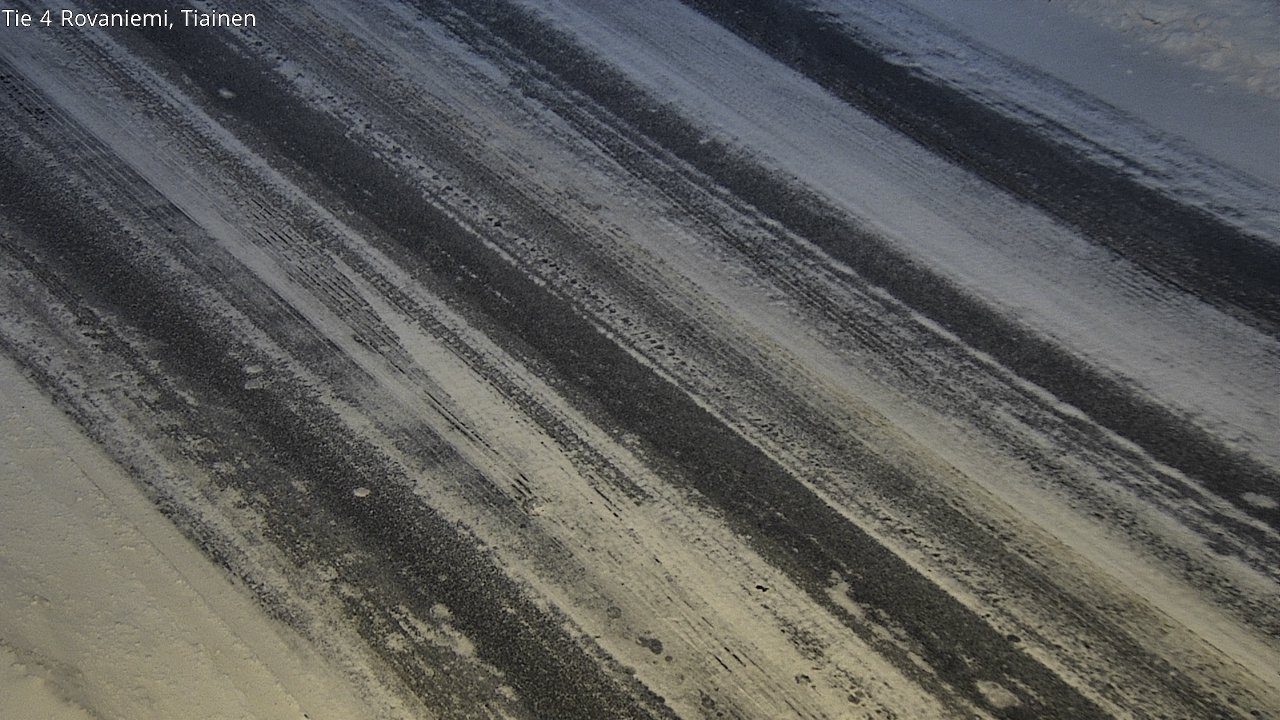Weather Camera Image Road 4 Rovaniemi, Tiainen, Rovaniemi, Lappi