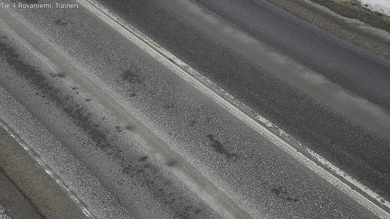 Weather Camera Image Road 4 Rovaniemi, Tiainen, Rovaniemi, Lappi