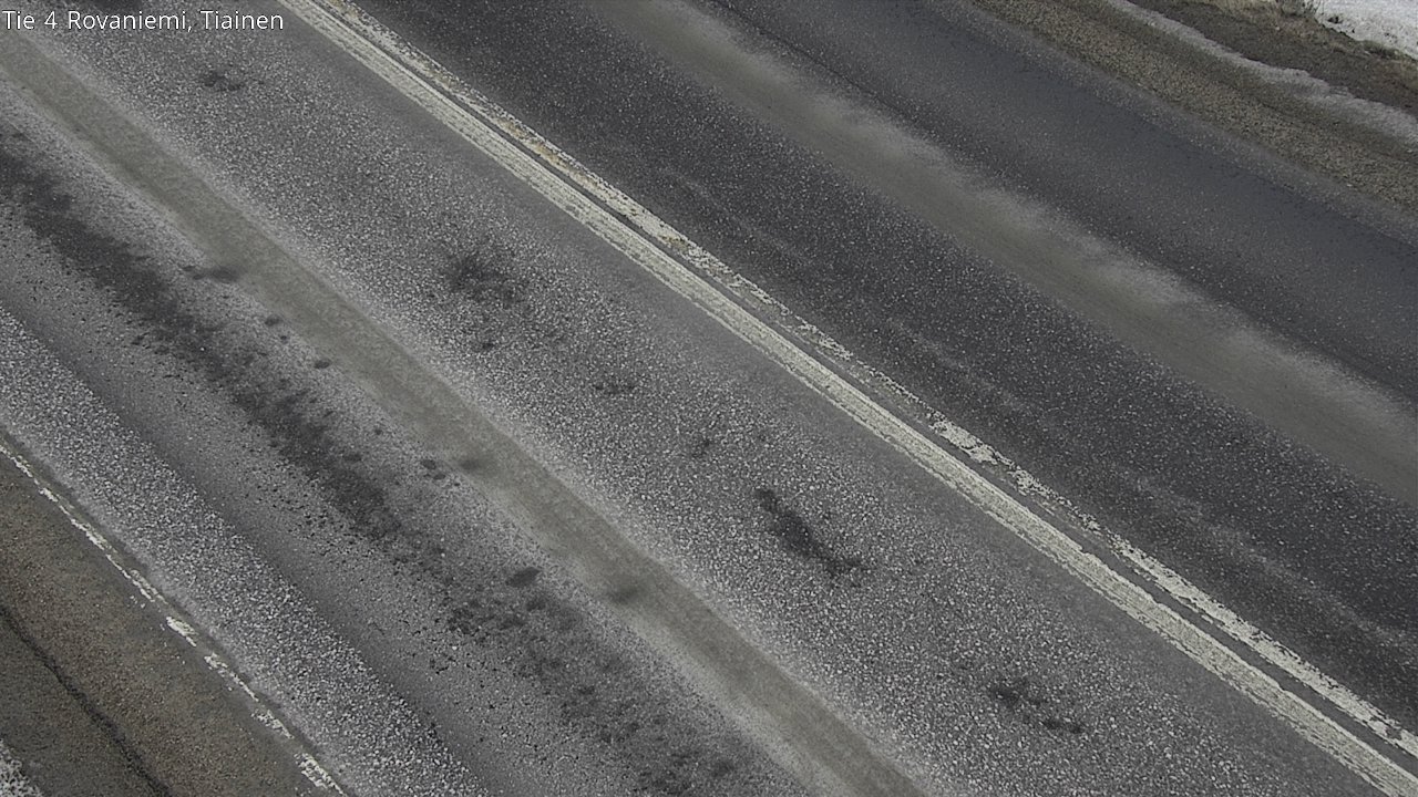 Weather Camera Image Road 4 Rovaniemi, Tiainen, Rovaniemi, Lappi