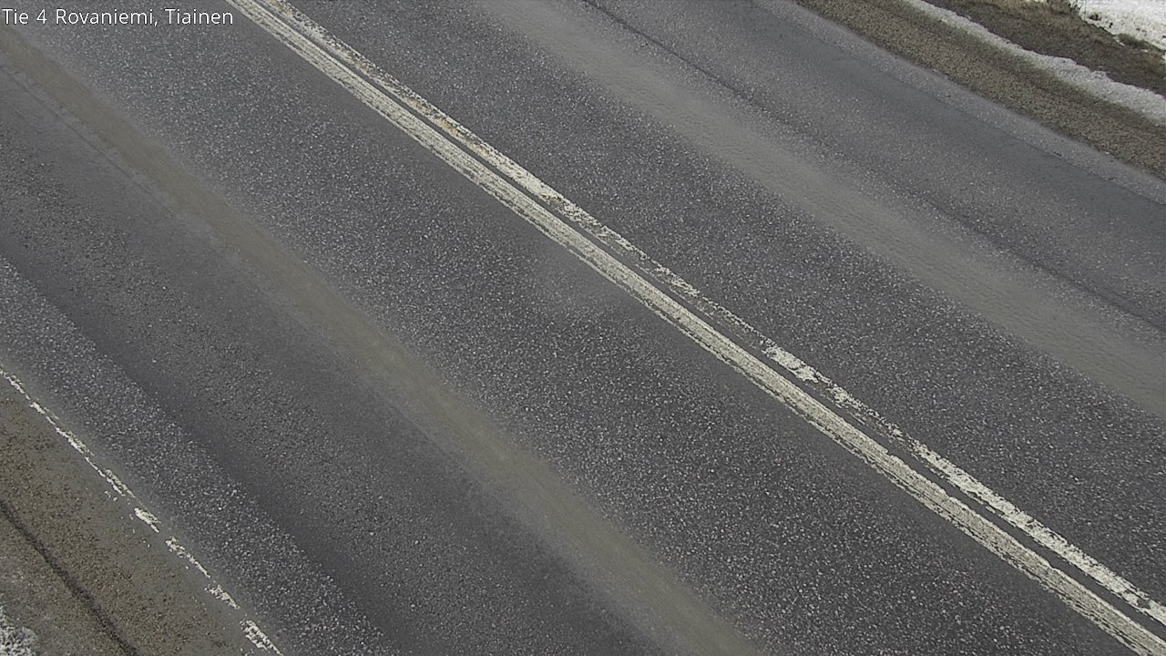 Weather Camera Image Road 4 Rovaniemi, Tiainen, Rovaniemi, Lappi