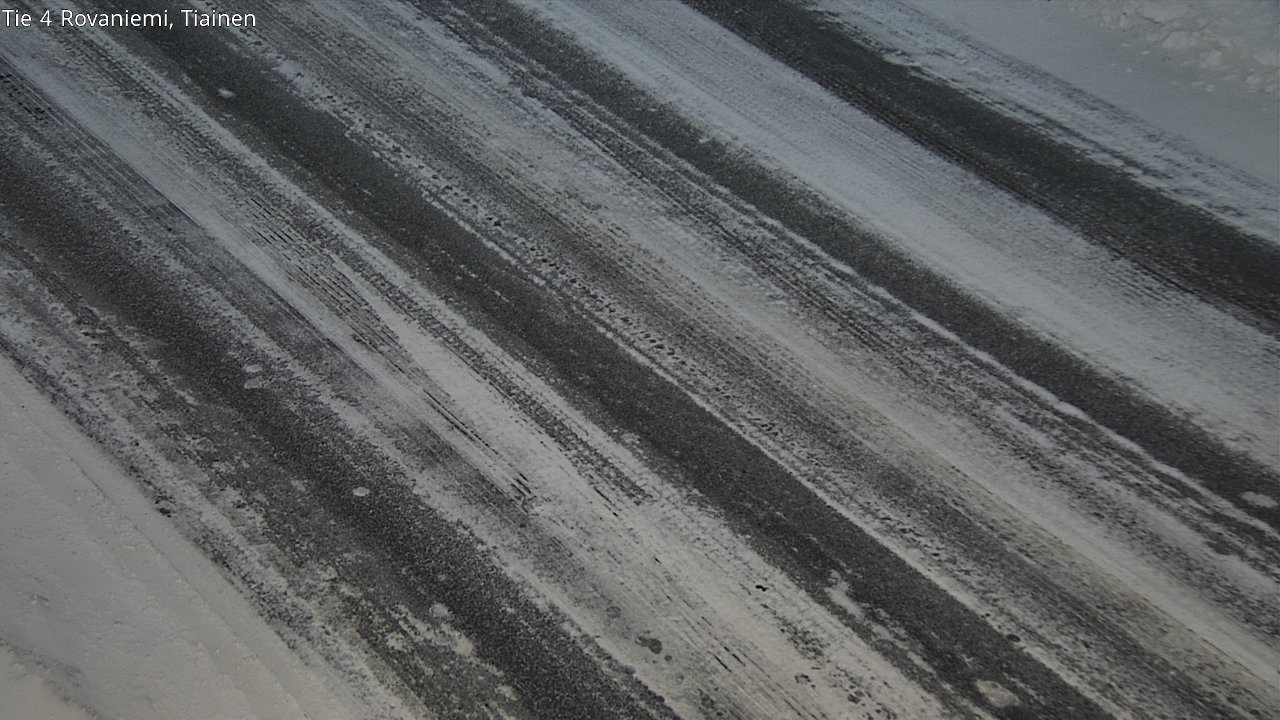 Weather Camera Image Road 4 Rovaniemi, Tiainen, Rovaniemi, Lappi