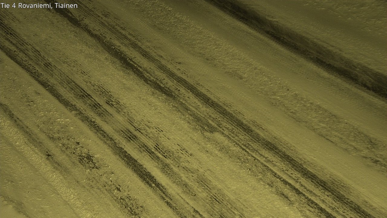 Weather Camera Image Road 4 Rovaniemi, Tiainen, Rovaniemi, Lappi