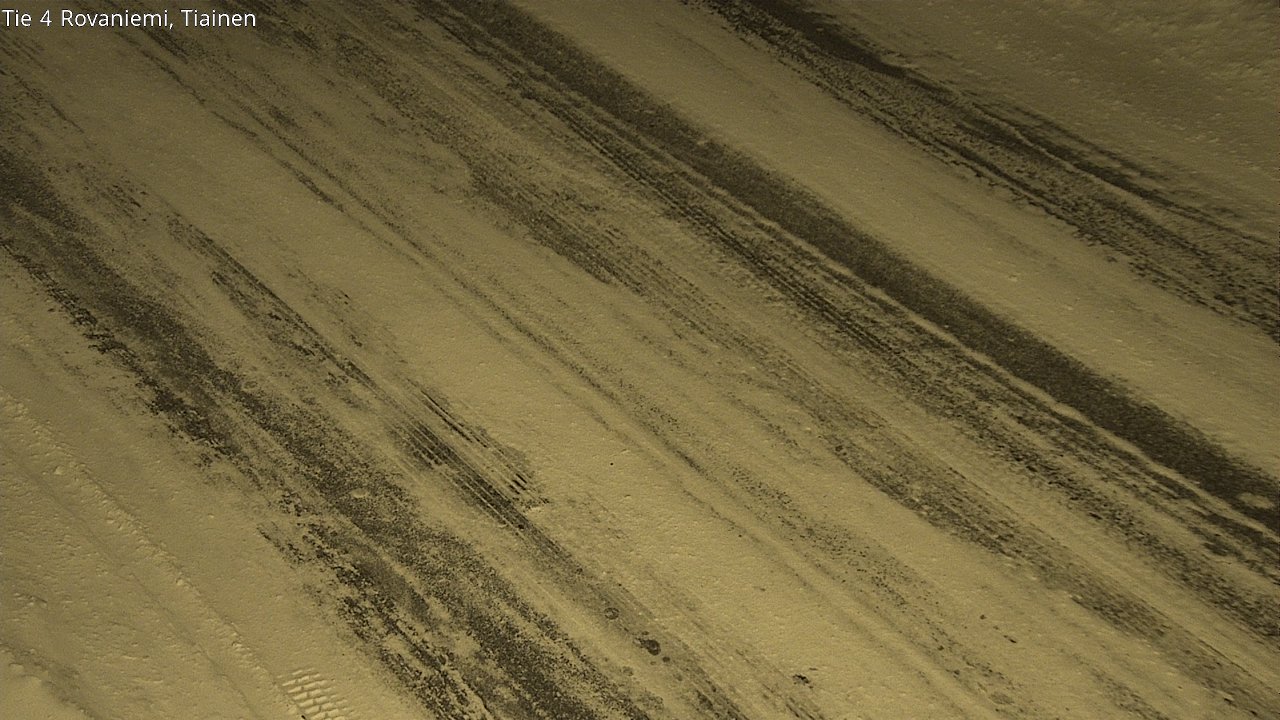 Weather Camera Image Road 4 Rovaniemi, Tiainen, Rovaniemi, Lappi