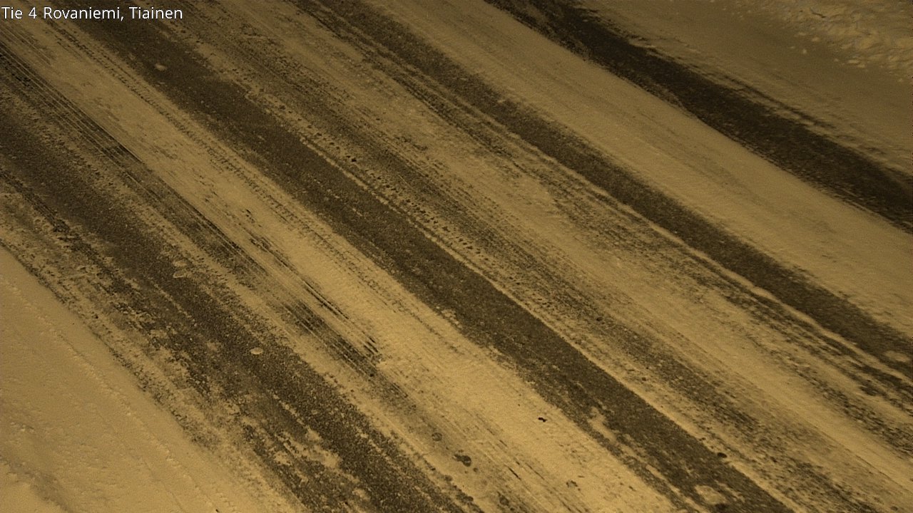 Weather Camera Image Road 4 Rovaniemi, Tiainen, Rovaniemi, Lappi