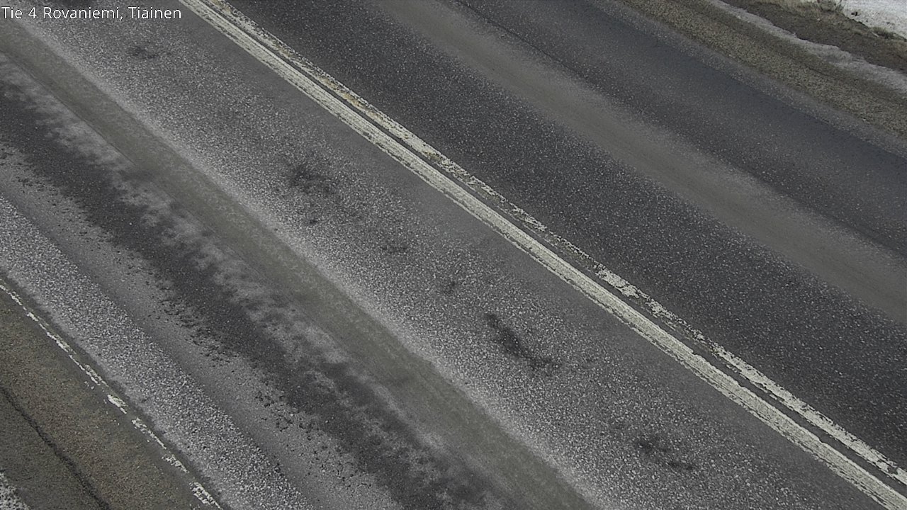 Weather Camera Image Väg 4 Rovaniemi, Tiainen, Rovaniemi, Lappi