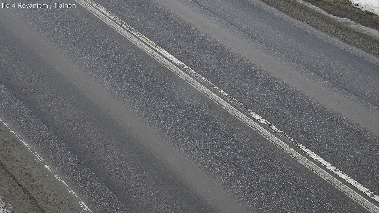 Weather Camera Image Road 4 Rovaniemi, Tiainen, Rovaniemi, Lappi