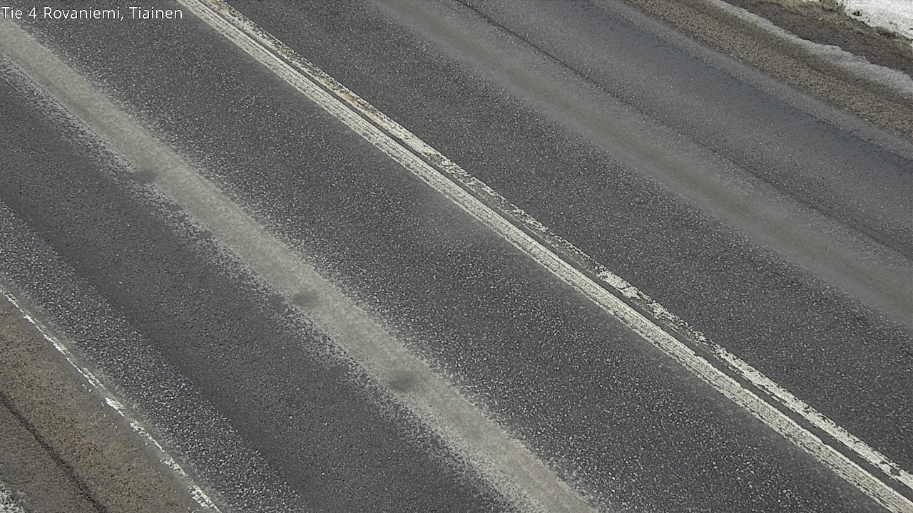 Weather Camera Image Road 4 Rovaniemi, Tiainen, Rovaniemi, Lappi