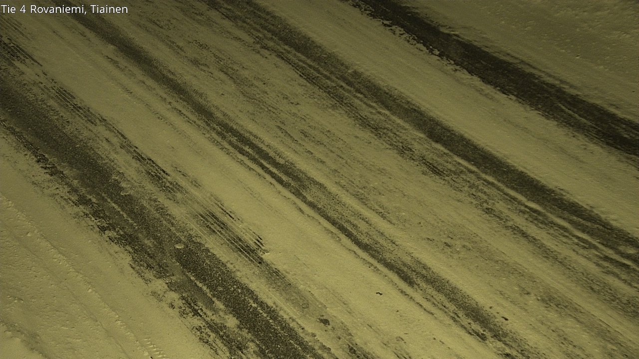 Weather Camera Image Road 4 Rovaniemi, Tiainen, Rovaniemi, Lappi