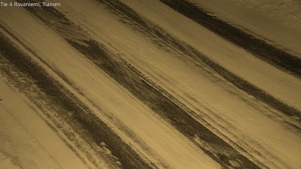 Weather Camera Image Road 4 Rovaniemi, Tiainen, Rovaniemi, Lappi