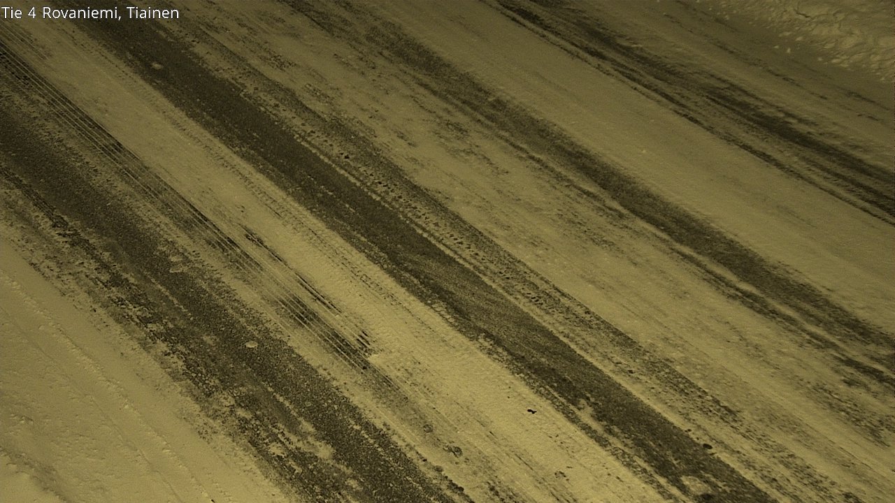 Weather Camera Image Road 4 Rovaniemi, Tiainen, Rovaniemi, Lappi