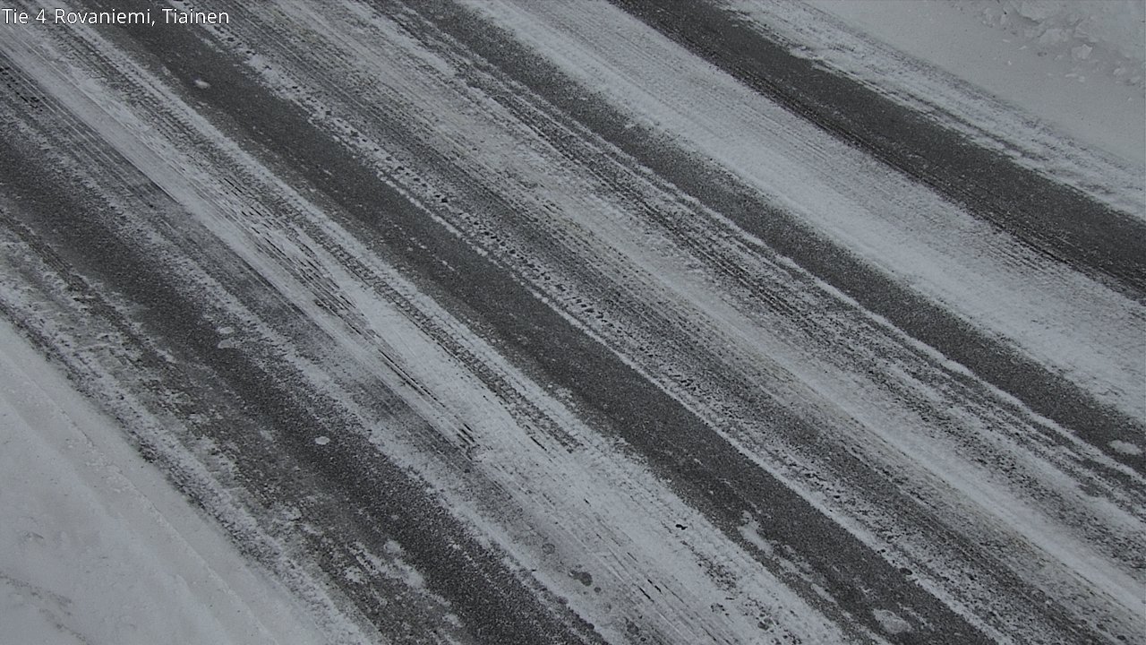 Weather Camera Image Road 4 Rovaniemi, Tiainen, Rovaniemi, Lappi