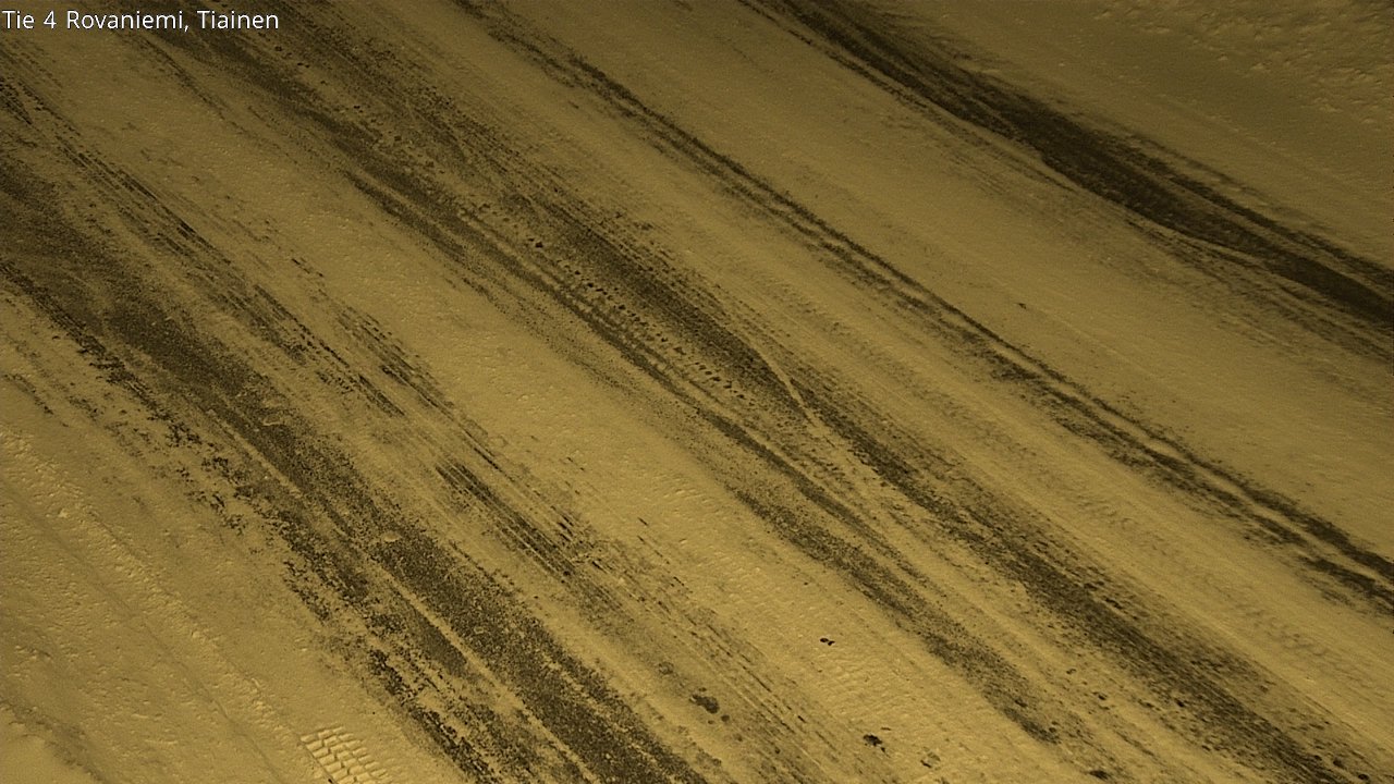 Weather Camera Image Road 4 Rovaniemi, Tiainen, Rovaniemi, Lappi