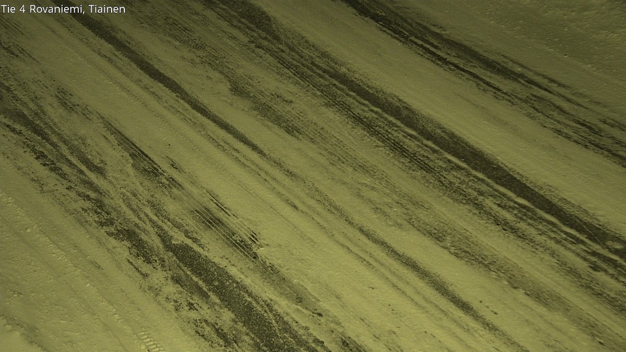 Weather Camera Image Road 4 Rovaniemi, Tiainen, Rovaniemi, Lappi