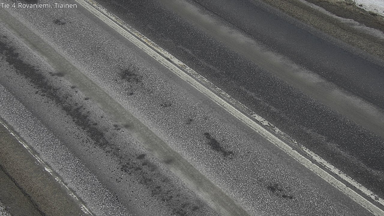 Weather Camera Image Road 4 Rovaniemi, Tiainen, Rovaniemi, Lappi