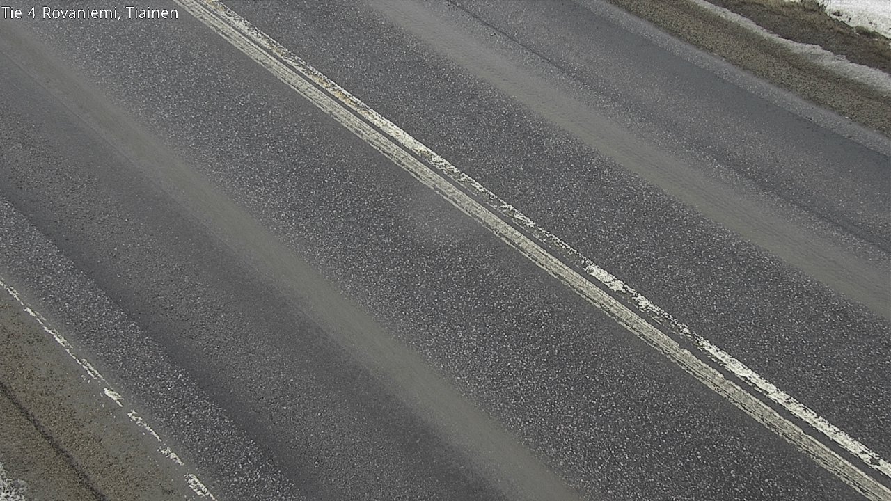Weather Camera Image Road 4 Rovaniemi, Tiainen, Rovaniemi, Lappi