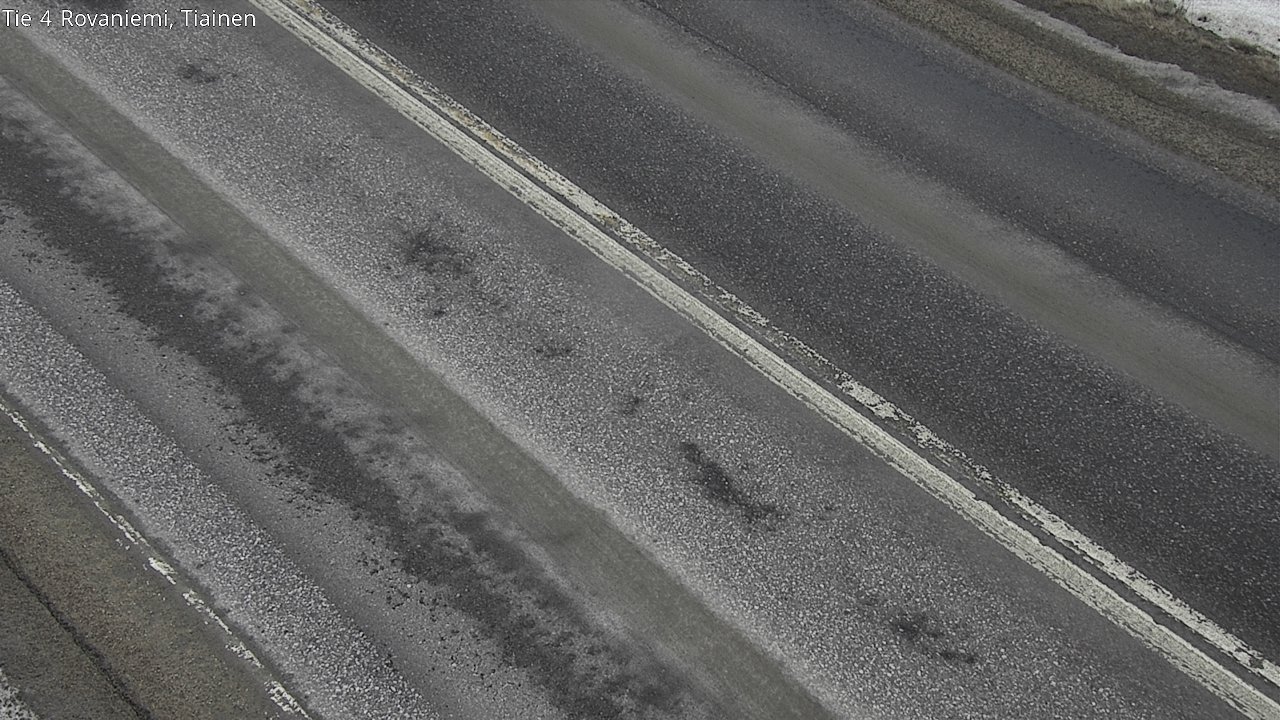 Weather Camera Image Väg 4 Rovaniemi, Tiainen, Rovaniemi, Lappi