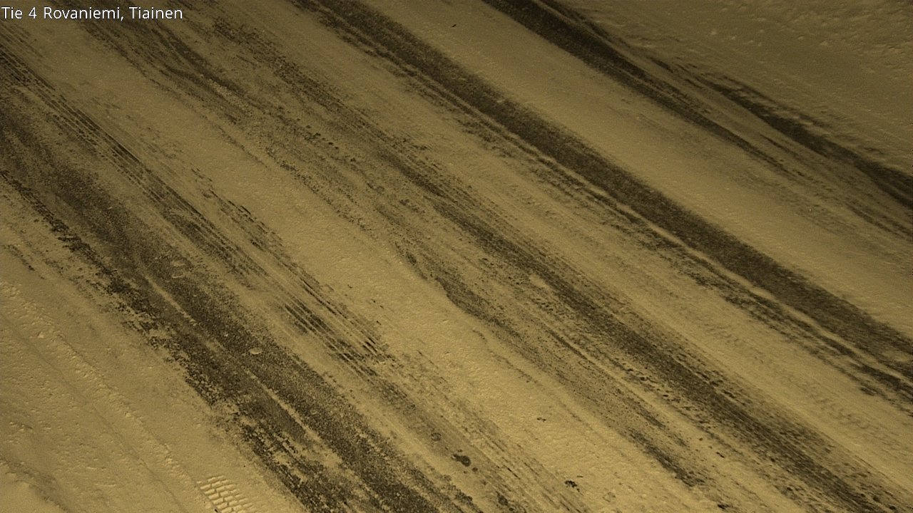 Weather Camera Image Road 4 Rovaniemi, Tiainen, Rovaniemi, Lappi