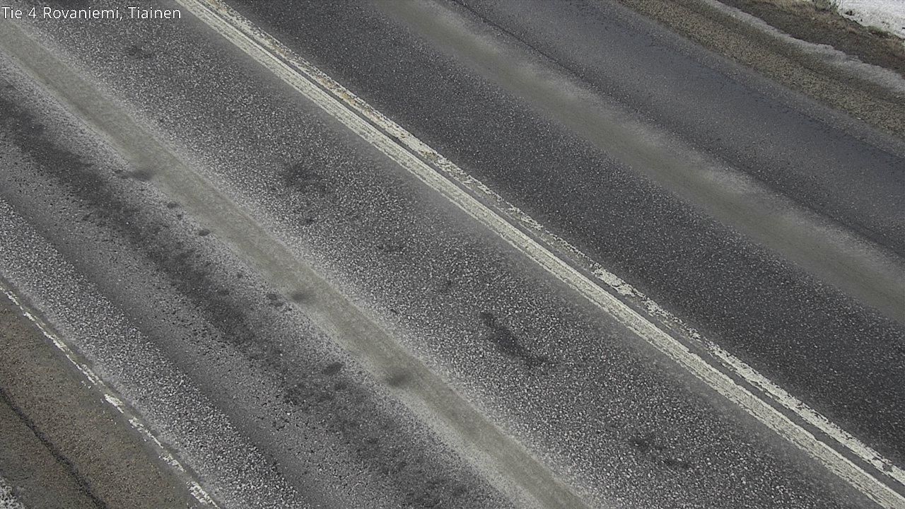 Weather Camera Image Road 4 Rovaniemi, Tiainen, Rovaniemi, Lappi
