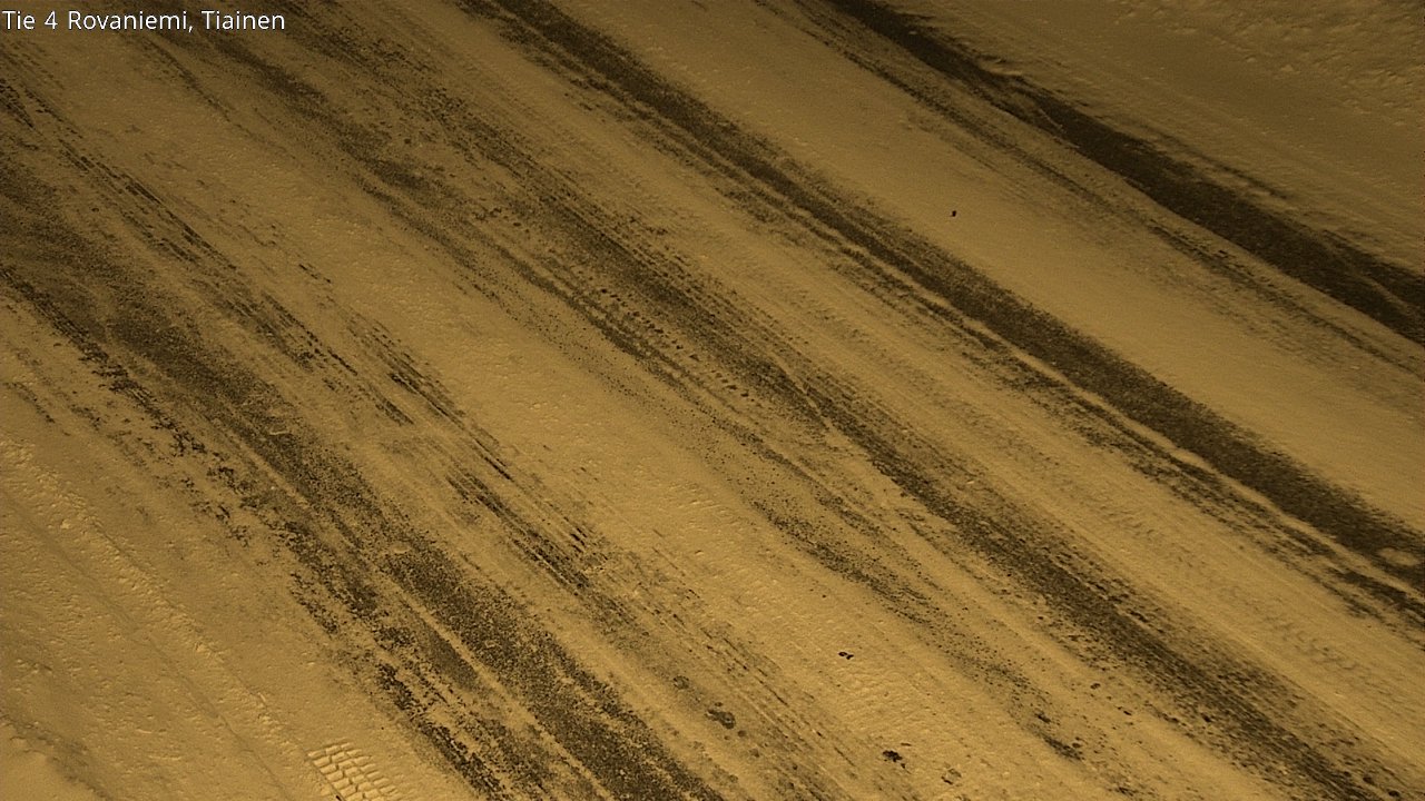 Weather Camera Image Road 4 Rovaniemi, Tiainen, Rovaniemi, Lappi