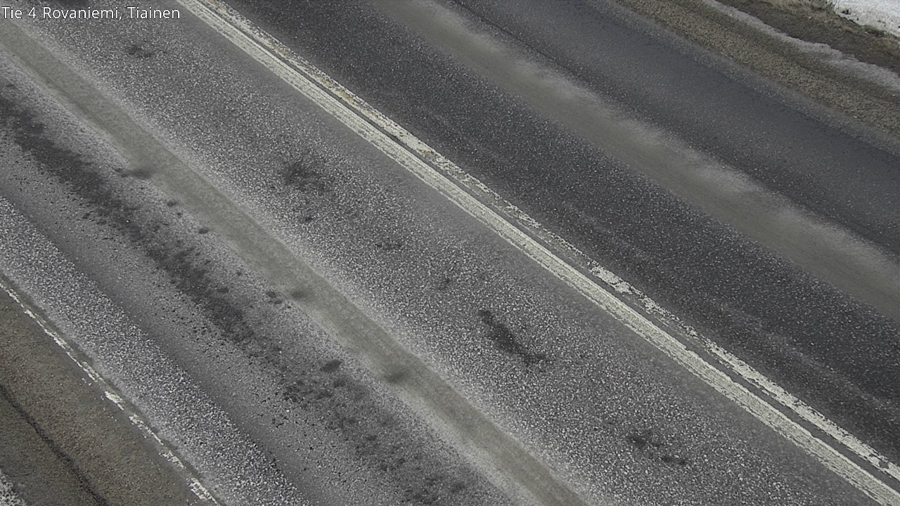 Weather Camera Image Road 4 Rovaniemi, Tiainen, Rovaniemi, Lappi