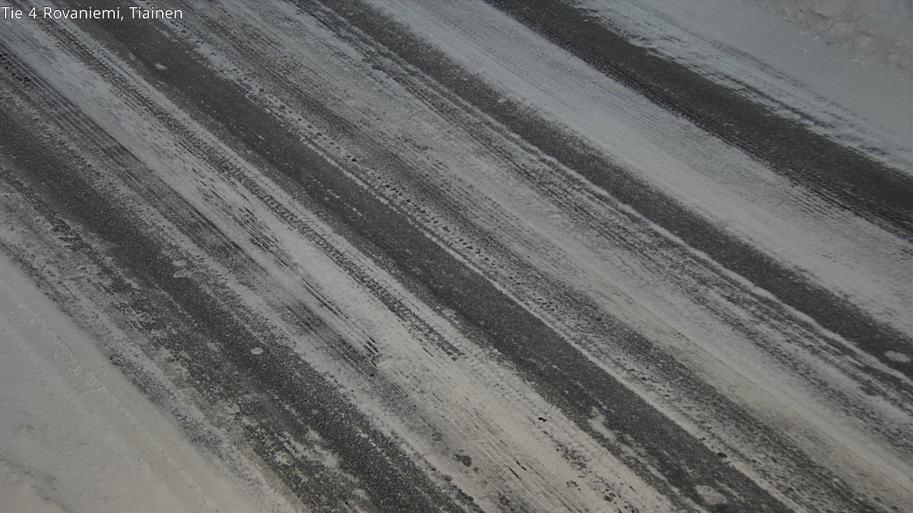 Weather Camera Image Road 4 Rovaniemi, Tiainen, Rovaniemi, Lappi