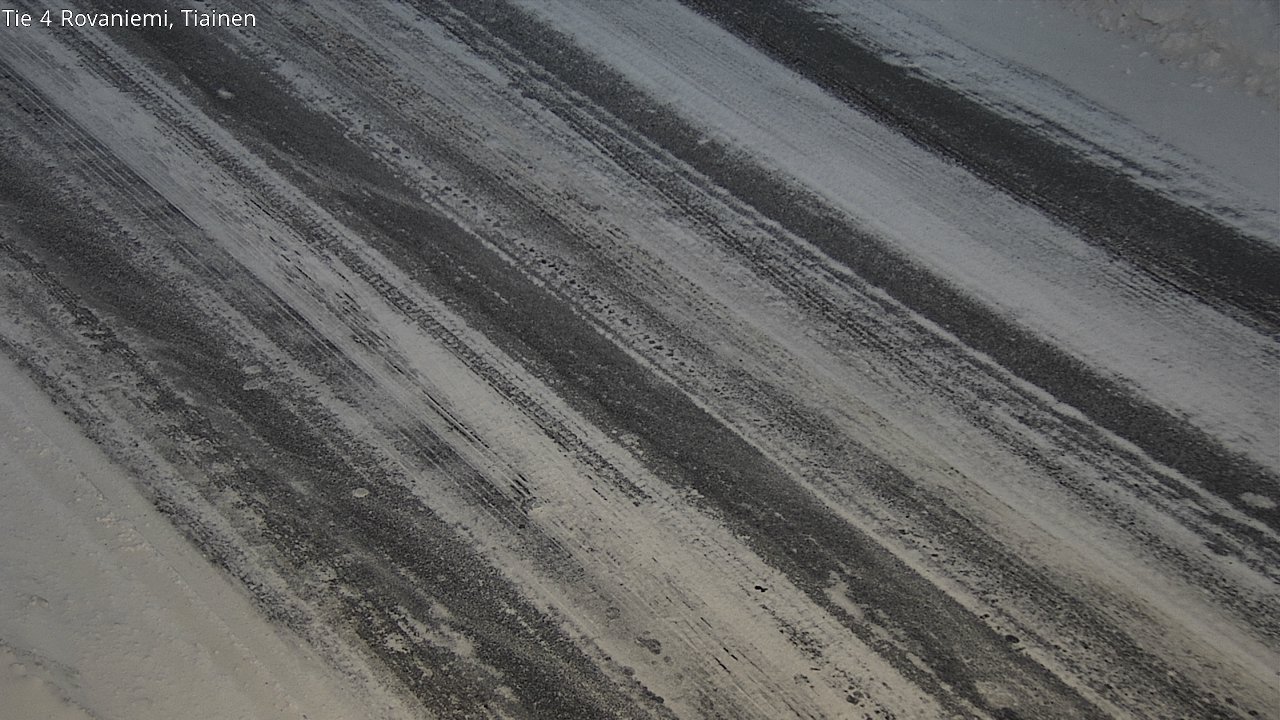 Weather Camera Image Road 4 Rovaniemi, Tiainen, Rovaniemi, Lappi