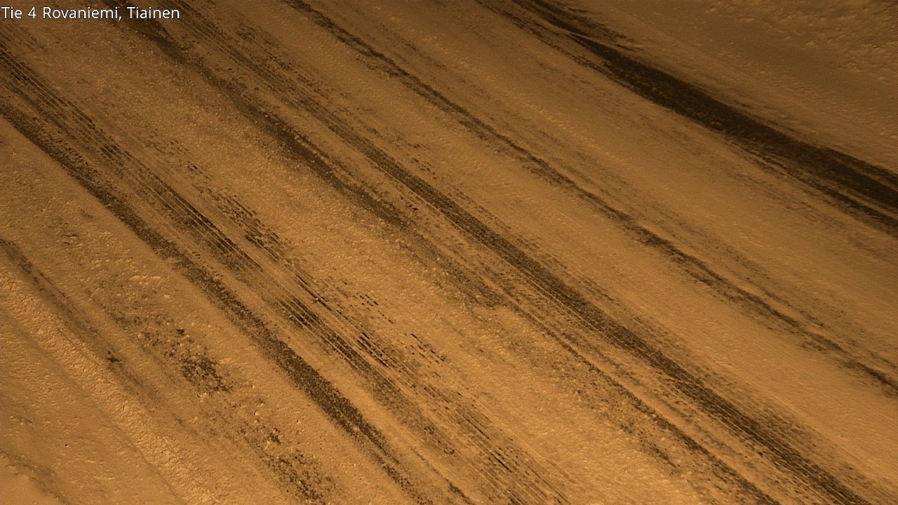 Weather Camera Image Road 4 Rovaniemi, Tiainen, Rovaniemi, Lappi