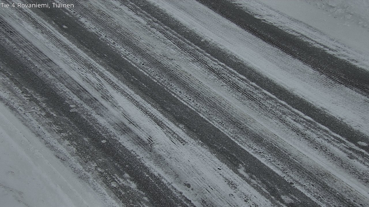 Weather Camera Image Road 4 Rovaniemi, Tiainen, Rovaniemi, Lappi