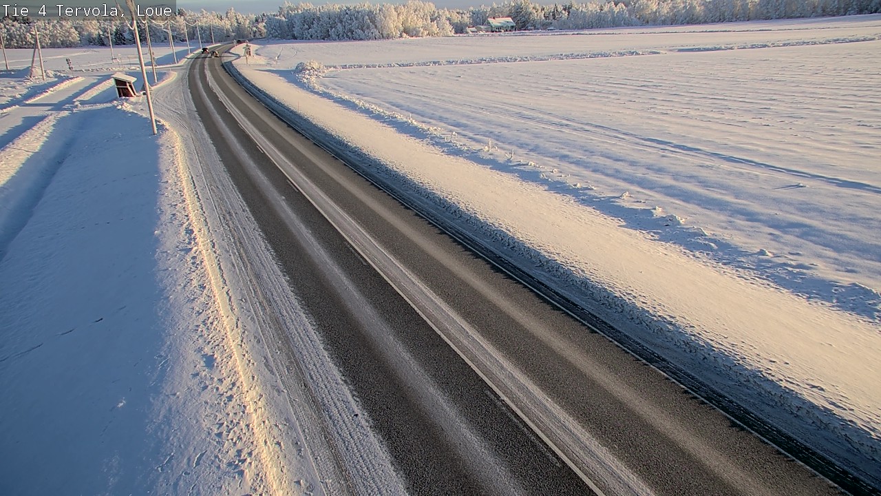 Weather Camera Image Väg 4 Tervola, Loue, Tervola, Lappi