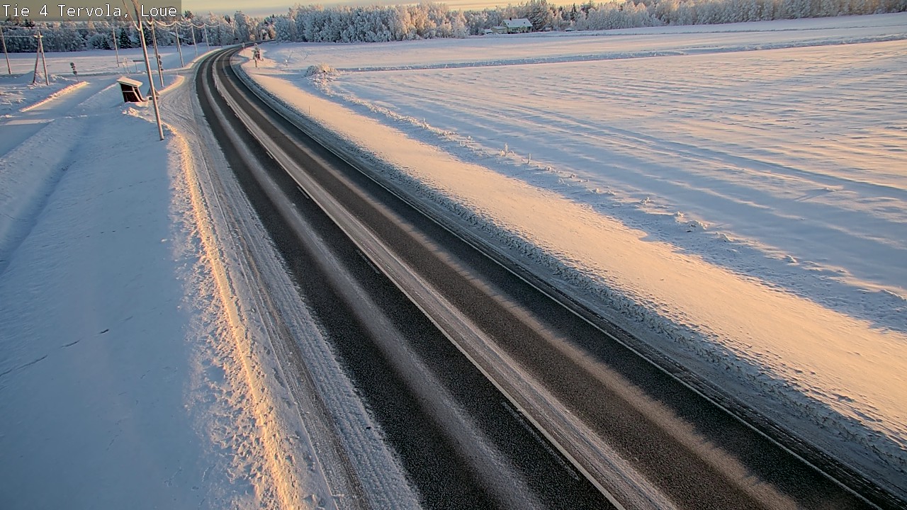Weather Camera Image Väg 4 Tervola, Loue, Tervola, Lappi