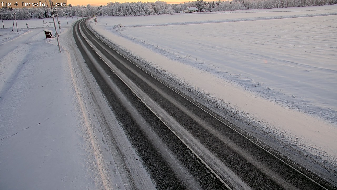 Weather Camera Image Väg 4 Tervola, Loue, Tervola, Lappi