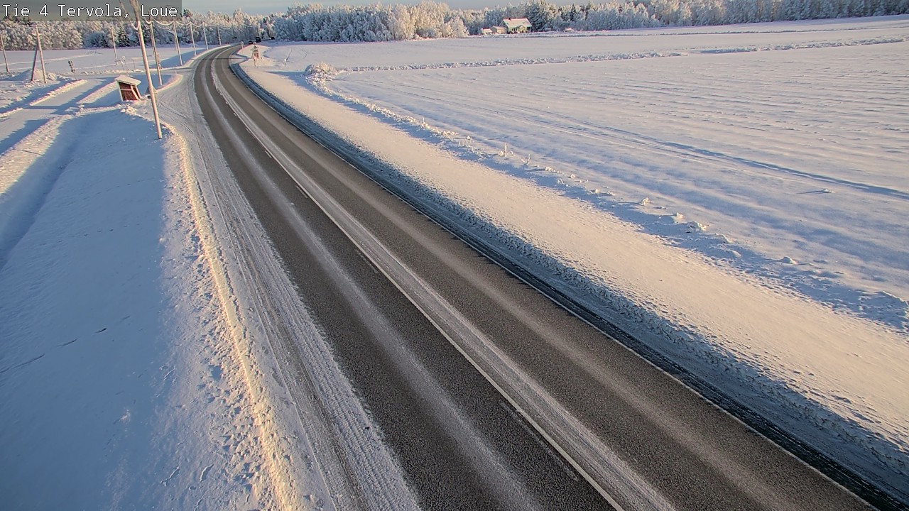 Weather Camera Image Väg 4 Tervola, Loue, Tervola, Lappi