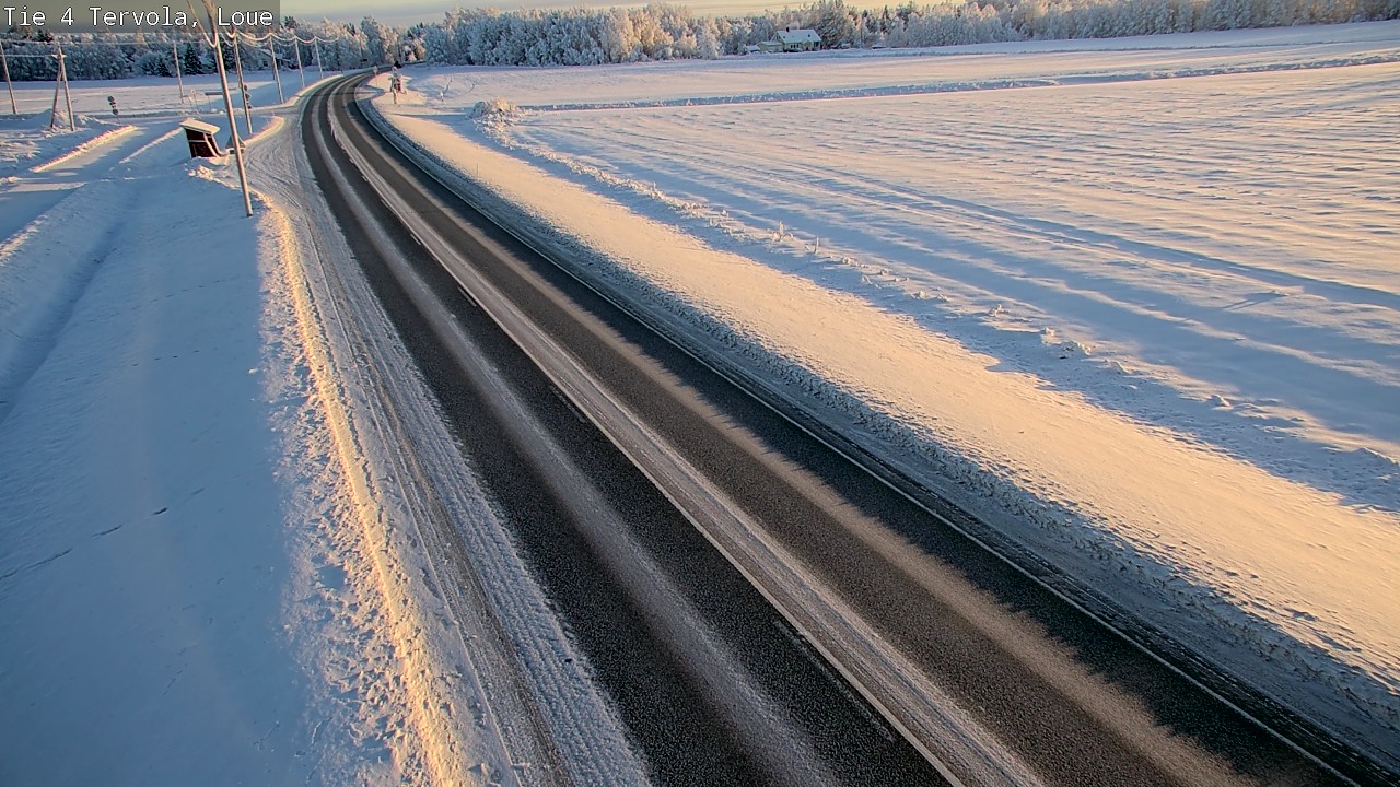 Weather Camera Image Väg 4 Tervola, Loue, Tervola, Lappi