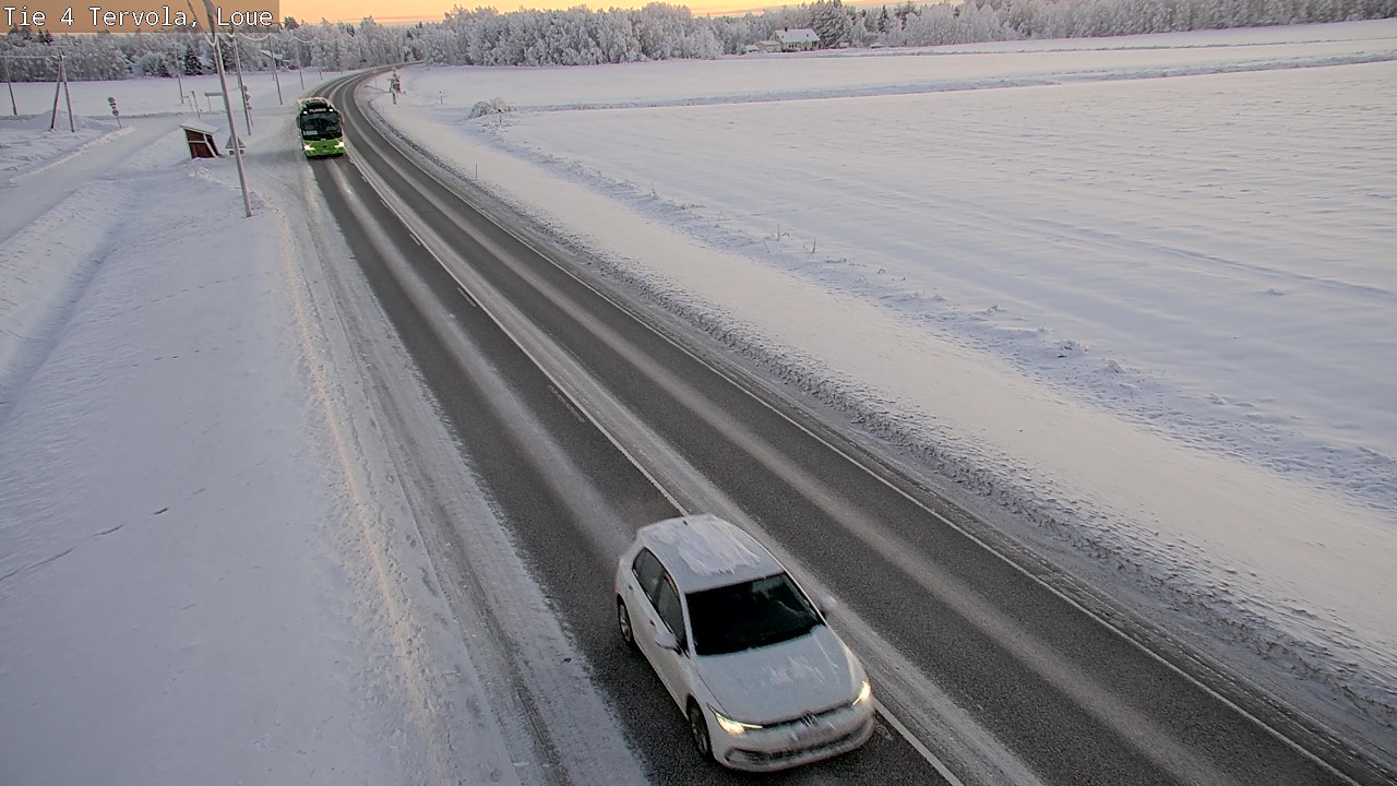 Weather Camera Image Väg 4 Tervola, Loue, Tervola, Lappi