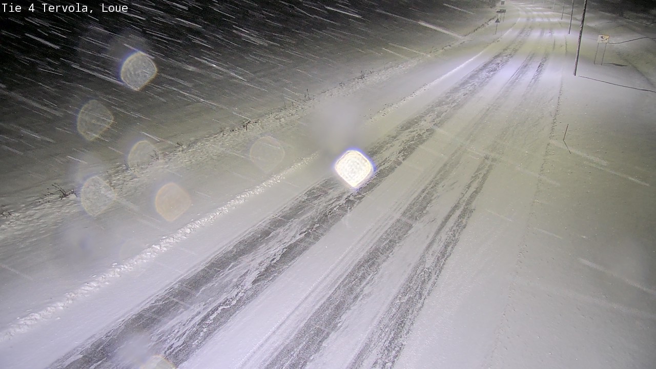 Weather Camera Image Väg 4 Tervola, Loue, Tervola, Lappi