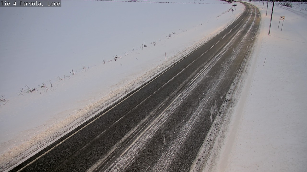 Weather Camera Image Väg 4 Tervola, Loue, Tervola, Lappi