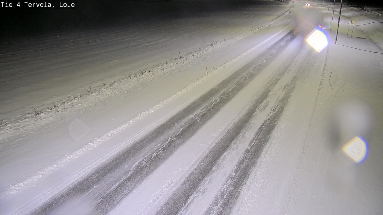 Weather Camera Image Väg 4 Tervola, Loue, Tervola, Lappi