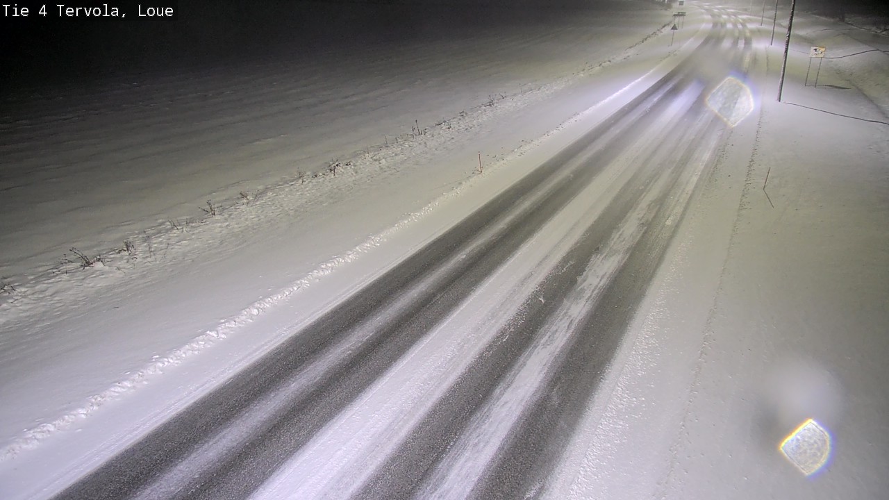 Weather Camera Image Väg 4 Tervola, Loue, Tervola, Lappi