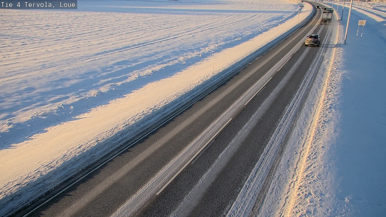 Weather Camera Image Väg 4 Tervola, Loue, Tervola, Lappi
