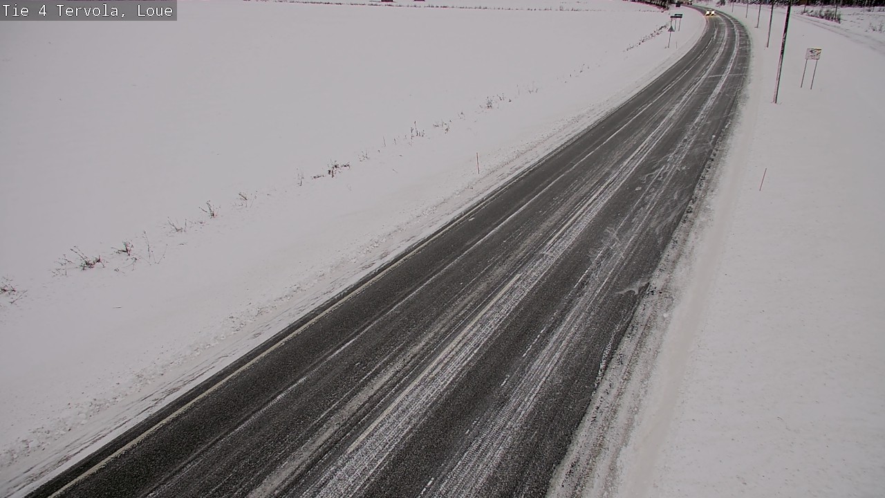 Weather Camera Image Väg 4 Tervola, Loue, Tervola, Lappi