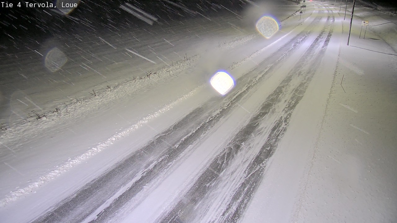 Weather Camera Image Väg 4 Tervola, Loue, Tervola, Lappi