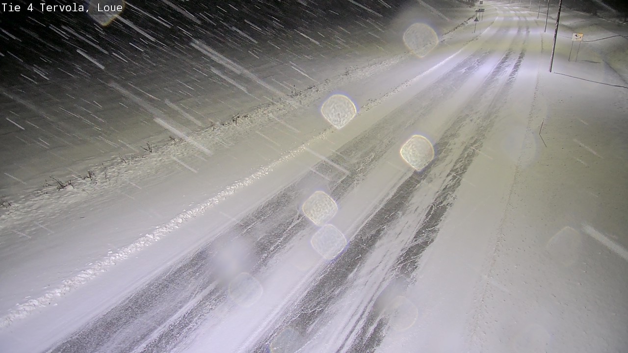 Weather Camera Image Väg 4 Tervola, Loue, Tervola, Lappi