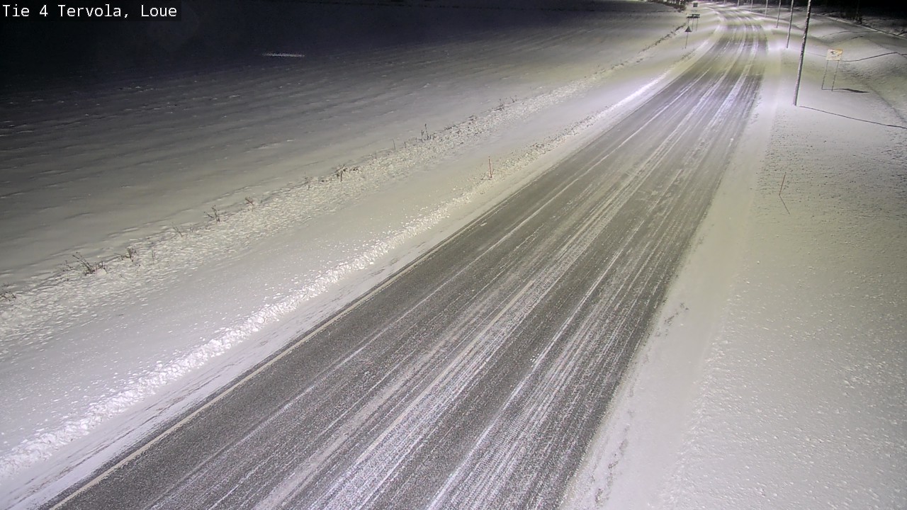 Weather Camera Image Väg 4 Tervola, Loue, Tervola, Lappi