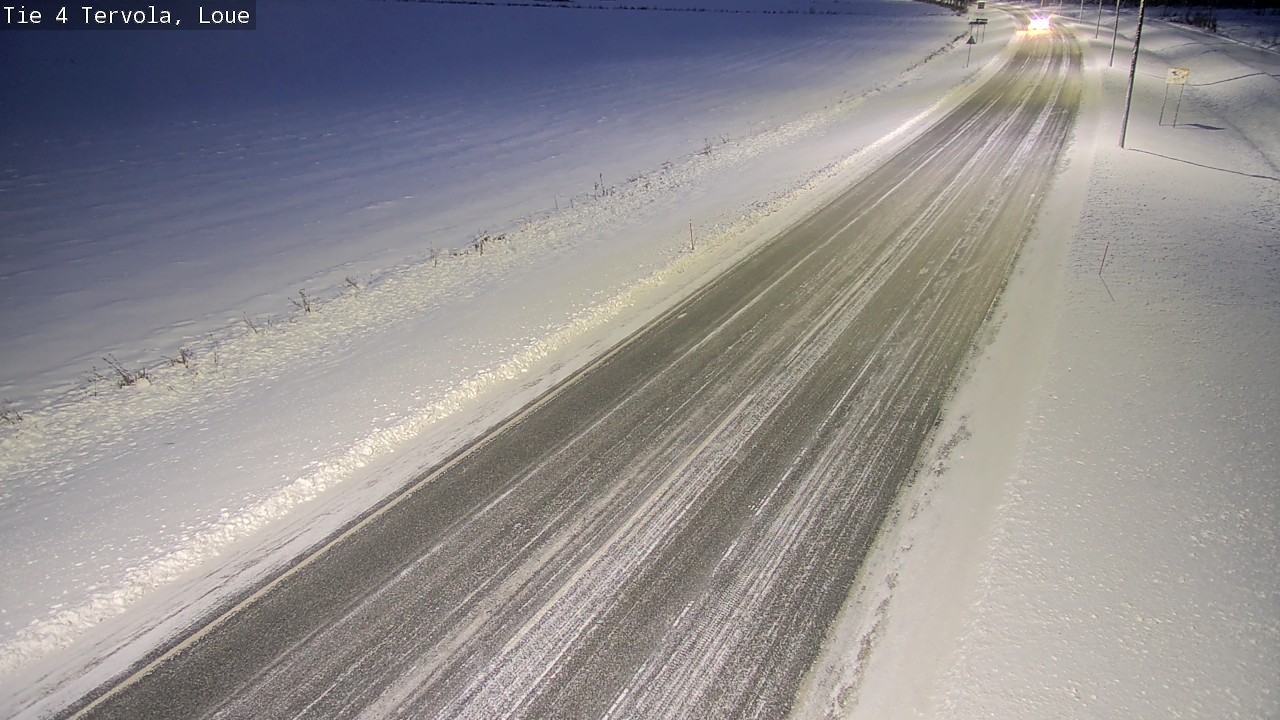 Weather Camera Image Väg 4 Tervola, Loue, Tervola, Lappi