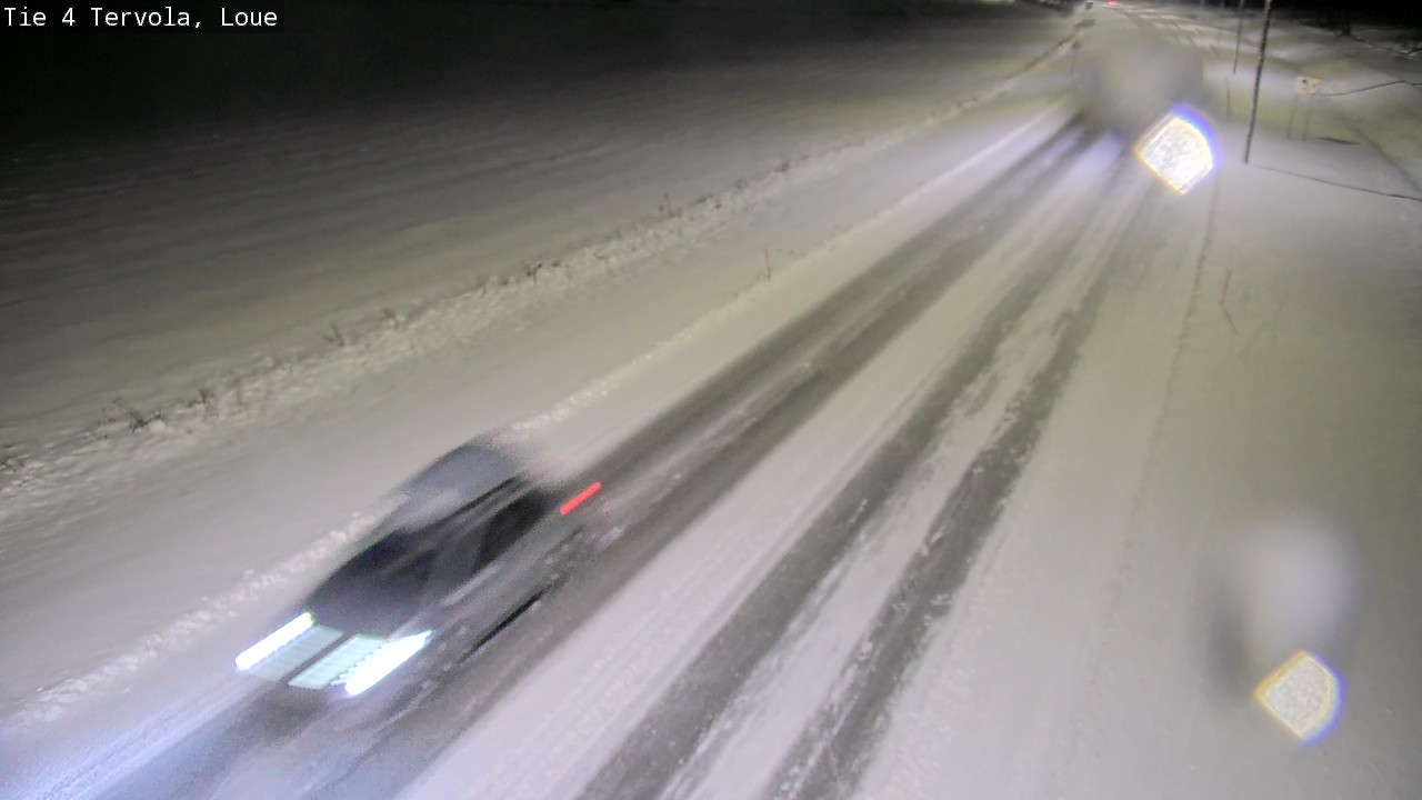 Weather Camera Image Väg 4 Tervola, Loue, Tervola, Lappi