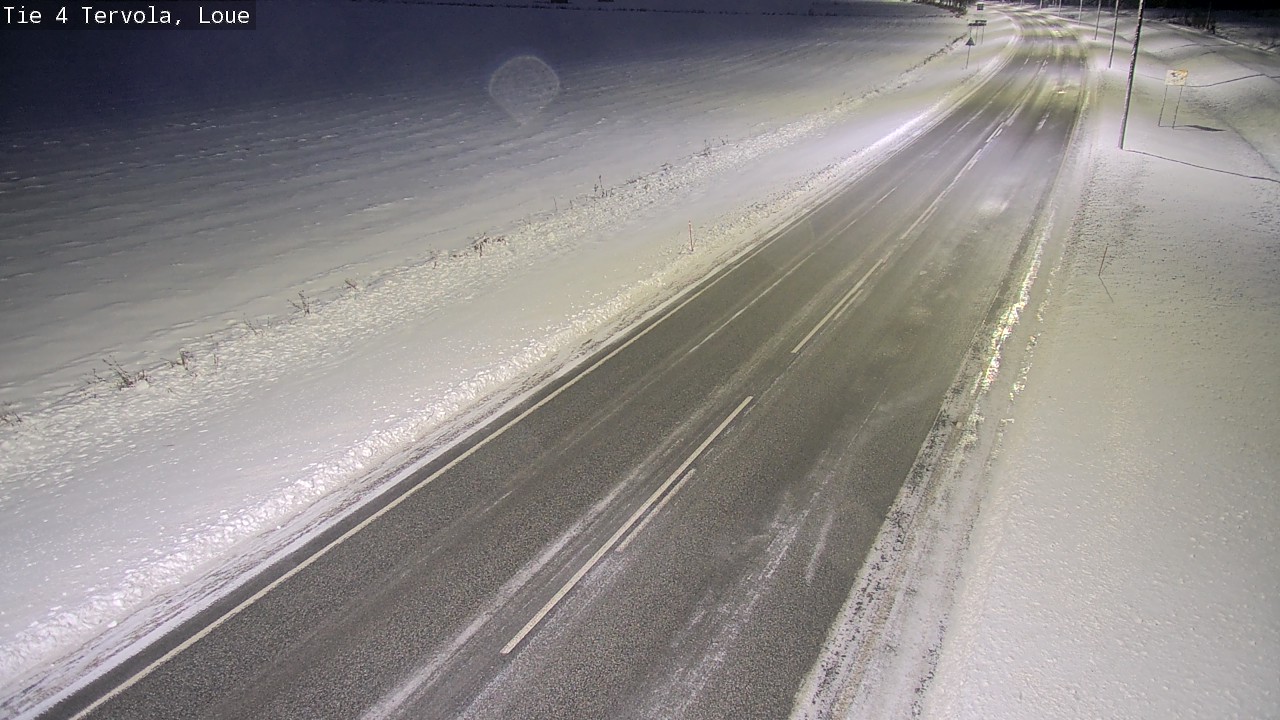 Weather Camera Image Väg 4 Tervola, Loue, Tervola, Lappi