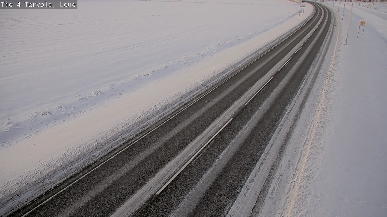 Weather Camera Image Väg 4 Tervola, Loue, Tervola, Lappi