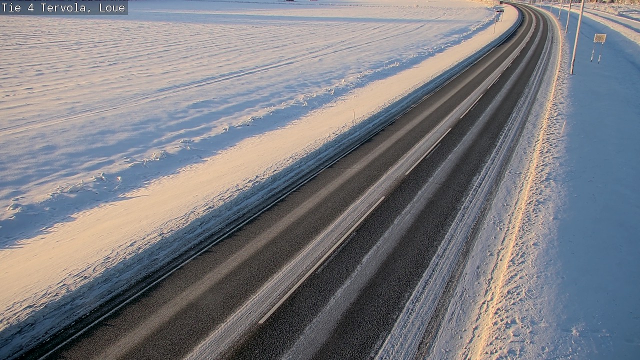 Weather Camera Image Väg 4 Tervola, Loue, Tervola, Lappi